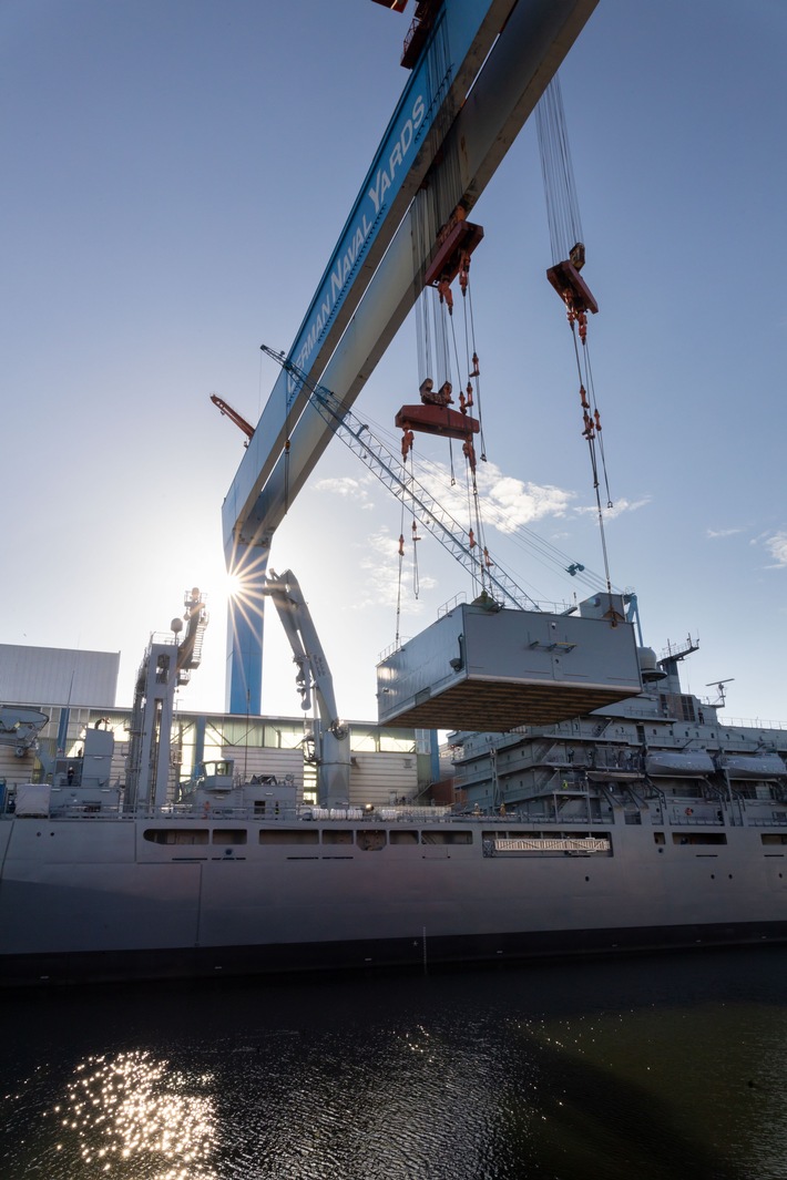 New rescue centre on the navy's task force supply ship