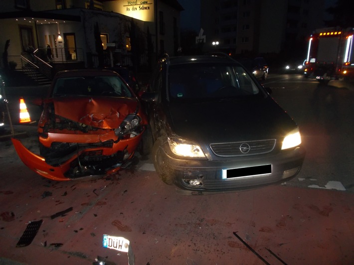 POL-PDNW: Verkehrsunfall mit leichtverletzter Person