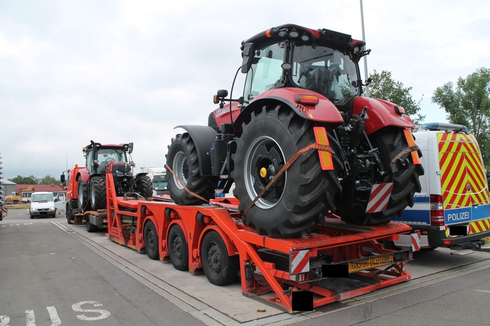 POL-PDKL: A6/Ramstein-Miesenbach, Verkehrsunsicherer Schwertransport