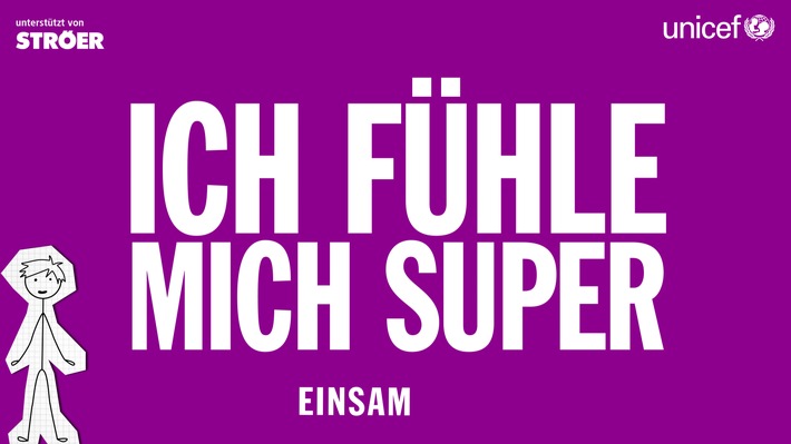 Mentale Gesundheit: UNICEF und STRÖER starten gemeinsame Kampagne