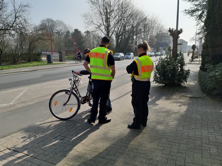 POL-DEL: Landkreis Wesermarrsch: Fahrradkontrollen im Stadtgebiet Brake