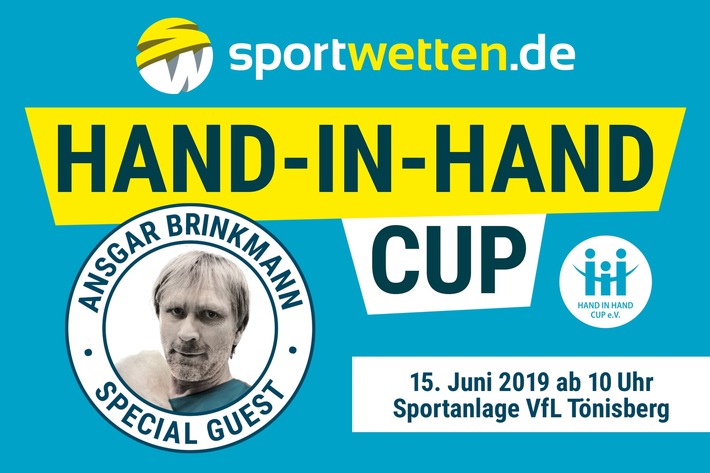 sportwetten.de holt Ansgar Brinkmann zum &#039;Hand-in-Hand-Cup 2019&#039;
