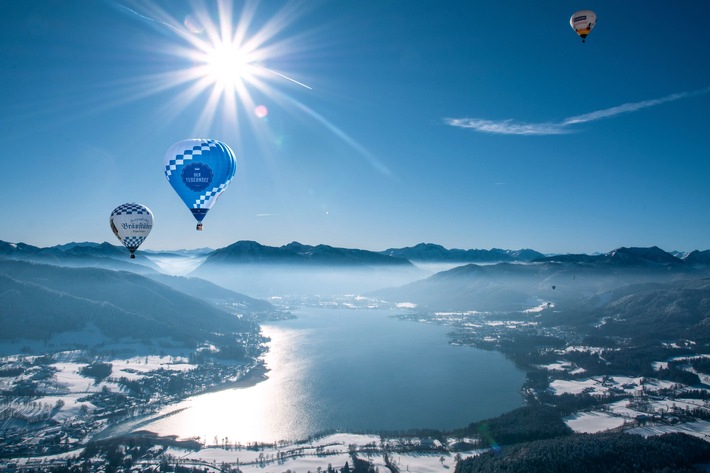25 Jahre Montgolfiade - ein Vierteljahrhundert Farbtupfer am Winterhimmel