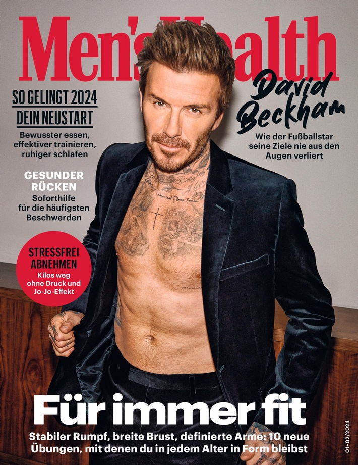 David Beckham bei Men&#039;s Health: &quot;Ich vermisse meine Zeit als Fußballprofi sehr - jeden einzelnen Tag&quot;