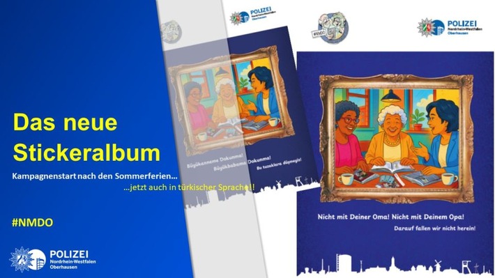POL-OB: Wir kleben den Kriminellen einen - Drittes #NMDO-Stickeralbum liegt bereit