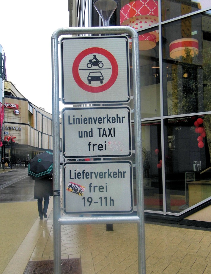 POL-PPWP: Kaiserslautern: Das Durchfahrtsverbot wird weiter missachtet
