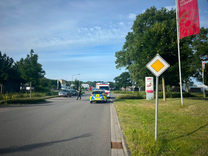 POL-STD: Buxtehude: Radfahrer nach Bremsmanöver schwer verletzt