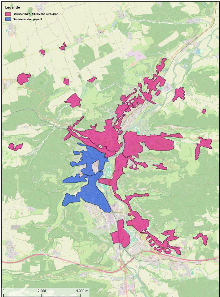 Jena: Glasfaser für weitere 8.800 Haushalte und Unternehmen in Jena-West, Jena-Süd, Ammerbach und Lichtenhain