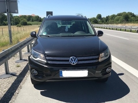 BPOLD-B: Gestohlenen VW Tiguan auf der Autobahn gestoppt