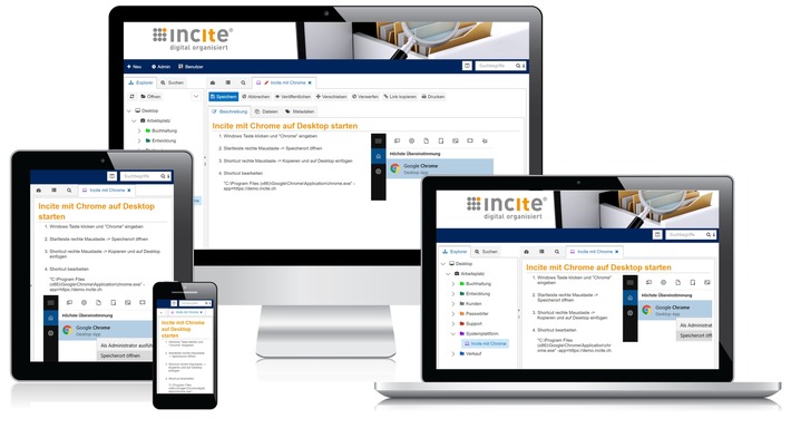 Incite GmbH lanciert innovative HTML5-Wissensplattform mit neuen Funktionen