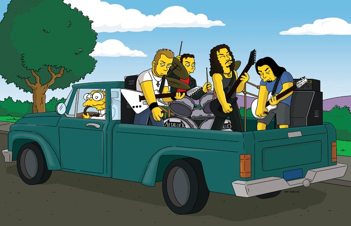 Metallica rockt zum Auftakt der neuen &quot;Simpsons&quot;-Staffel auf ProSieben