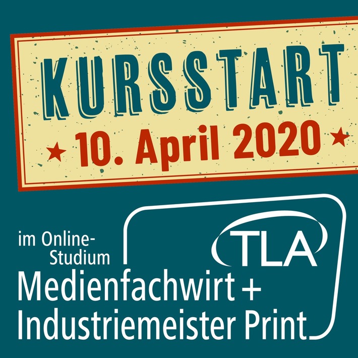 &quot;Medienfachwirt/Industriemeister Print&quot; im Online-Studium startet am 10. April