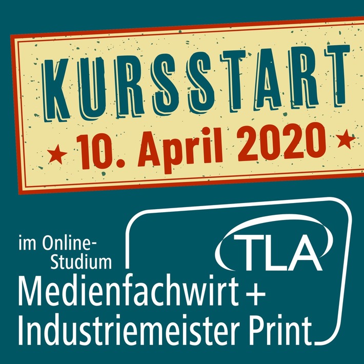 "Medienfachwirt/Industriemeister Print" im Online-Studium startet am 10. April