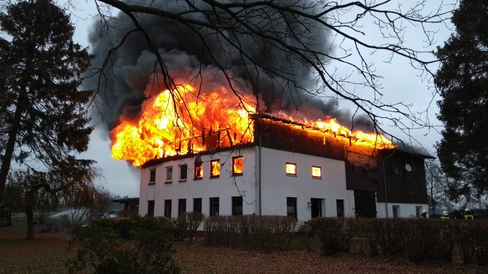 FW-RD: Abschlussmeldung zu Feuer in Arpsdorf