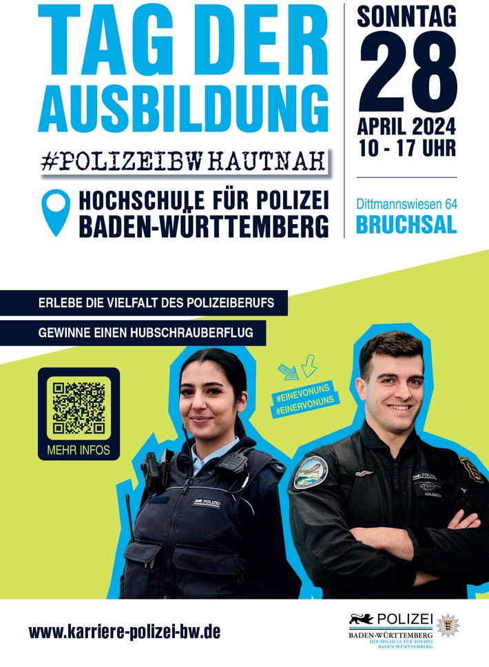 POL-HfPolBW: "DU VERDIENST EIN WIR" - Tag der Ausbildung bei der Polizei Baden-Württemberg