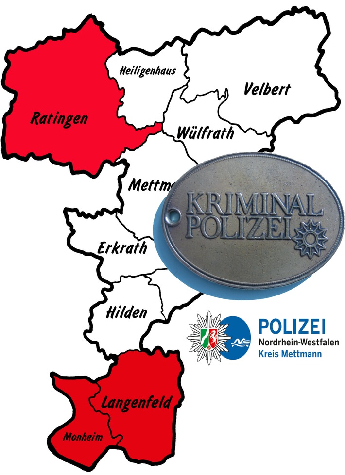 POL-ME: Einbrüche aus dem Kreisgebiet - Ratingen / Langenfeld / Monheim - 1808021