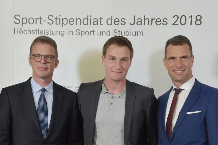 Speerwurf-Olympiasieger Thomas Röhler ist "Sport-Stipendiat des Jahres" 2018