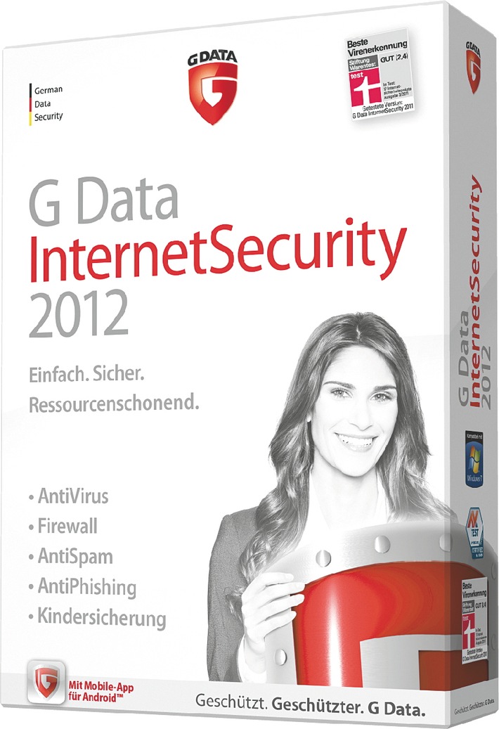Geprüfte Sicherheit: G Data InternetSecurity 2012 (mit Bild)