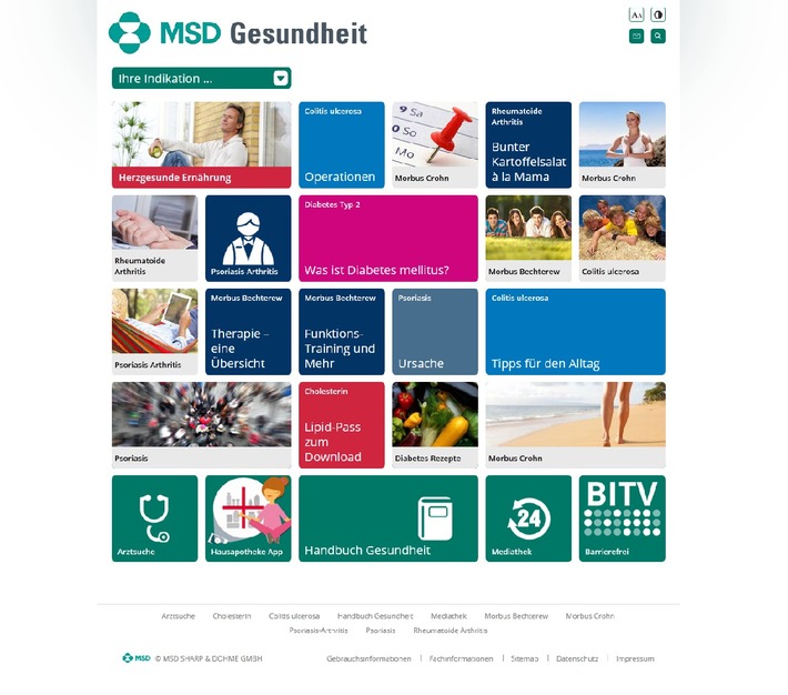 Neues Gesundheitsportal im Netz: MSD Gesundheit