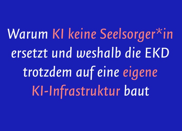 Kann KI Seelsorge leisten? Über die Chancen und Grenzen von KI in der Kirche.