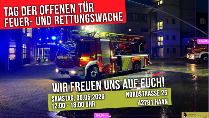 FW-HAAN: Tag der offenen Tür bei der Feuerwehr Haan