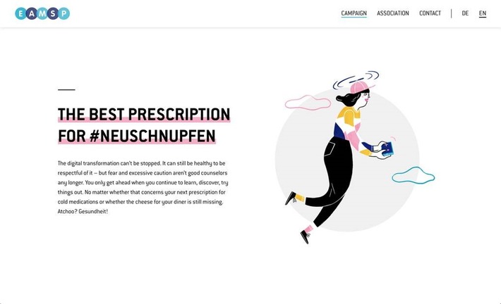 EAMSP kicks off information campaign about digitization in German healthcare sector / Fighting the allergic reaction to anything new with #neuschnupfen