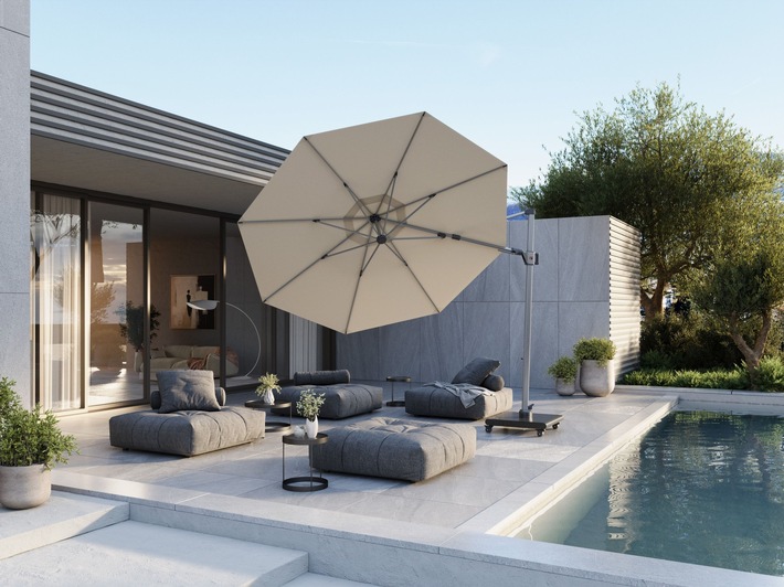 Knirps punktet auch bei Sonnenschein