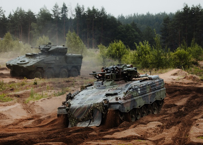 Übergabe der Verantwortung der enhanced Vigilance Activities Brigade an der Ostflanke der NATO