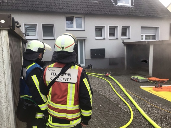 FW-BO: Kellerbrand in einem Mehrfamilienhaus in Weitmar - keine Verletzten
