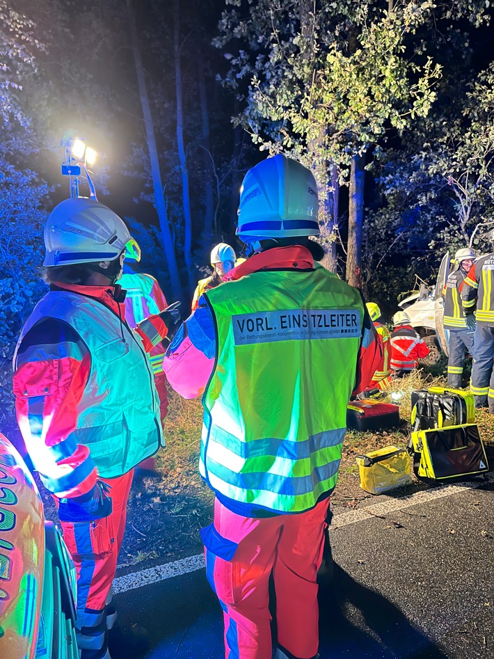 FW-SE: Schwerer Verkehrsunfall mit vier verletzten Personen