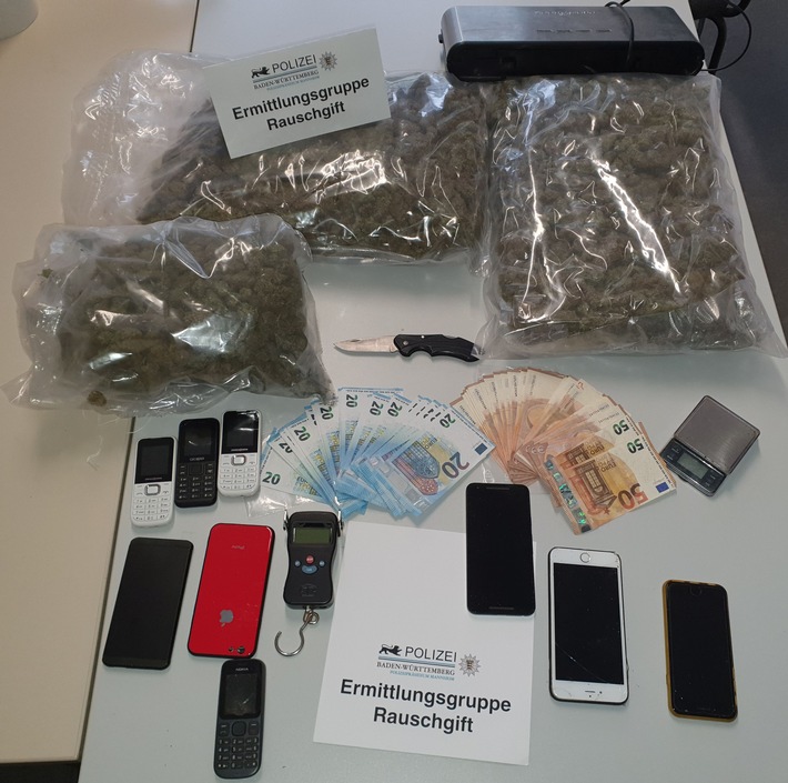 POL-MA: Mannheim: 29-jähriger Tatverdächtiger wegen Verdachts des bewaffneten Handeltreibens mit Betäubungsmitteln und Geldfälschung in Haft - Sicherstellung von 2,5 kg Marihuana und 2.760 Euro Falschgeld