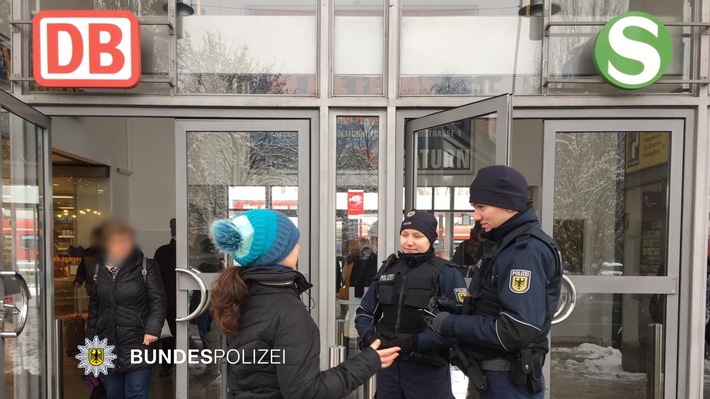Bundespolizeidirektion München: Präventionseinsatz am Bahnhof Freising - Bundespolizei verstärkt im Einsatz