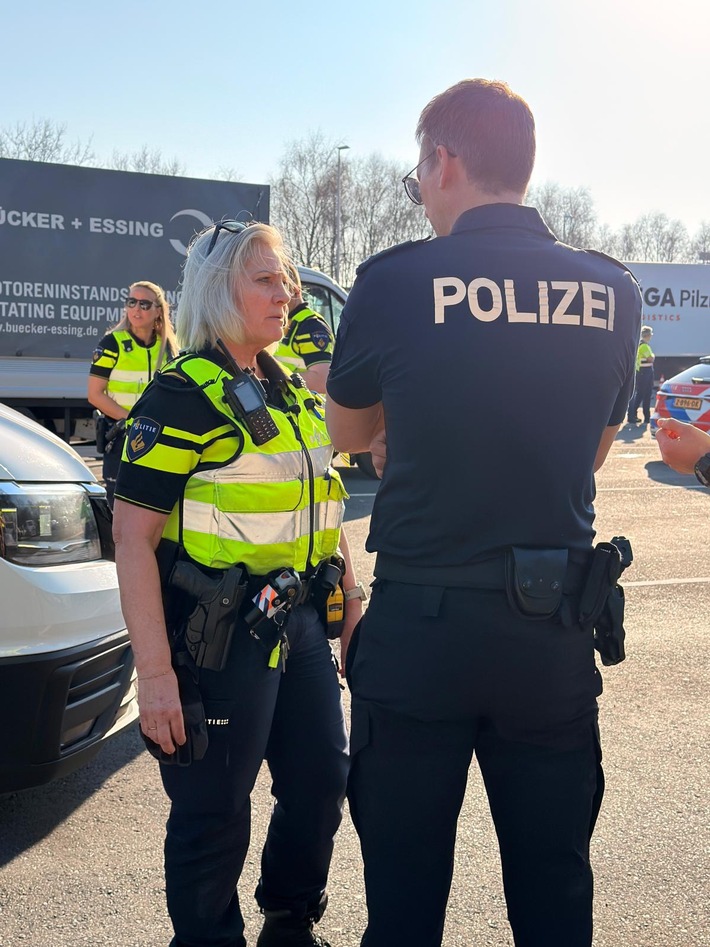 POL-OS: Großkontrollen entlang der deutsch-niederländischen Grenze