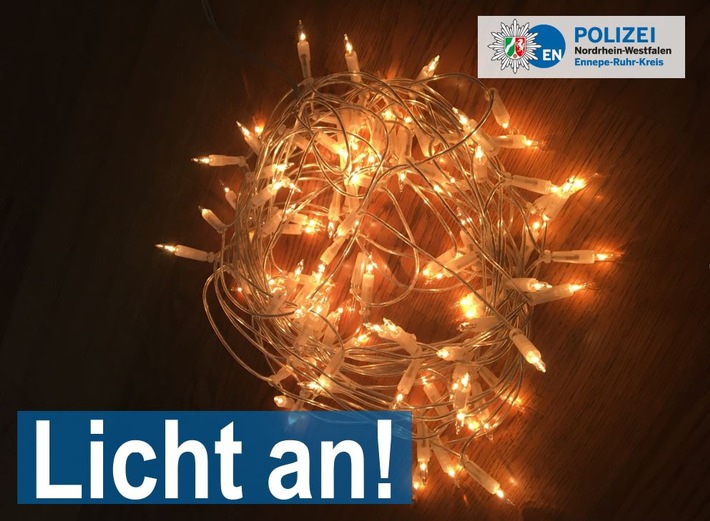 POL-EN: Ennepe-Ruhr-Kreis- Licht an!