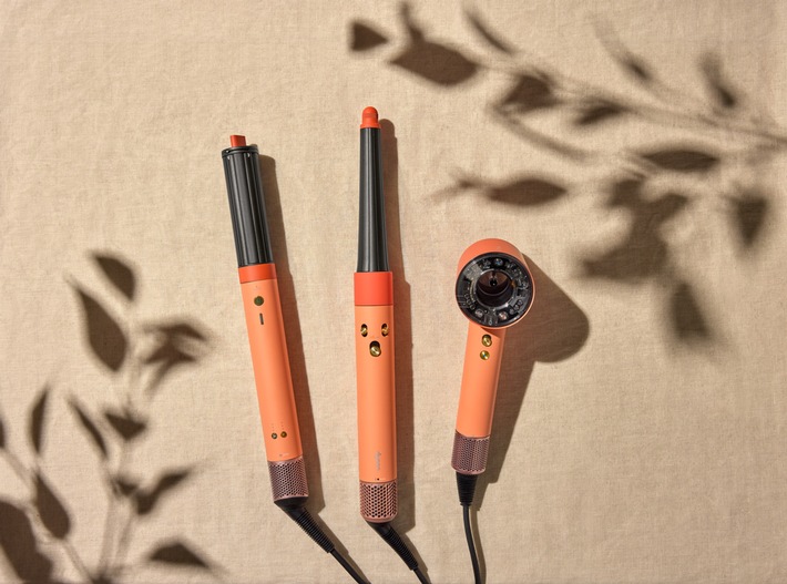 Ein endloser Sommer: Dysons neue Farbedition Ceramic Apricot und Topaz ist ab sofort erhältlich