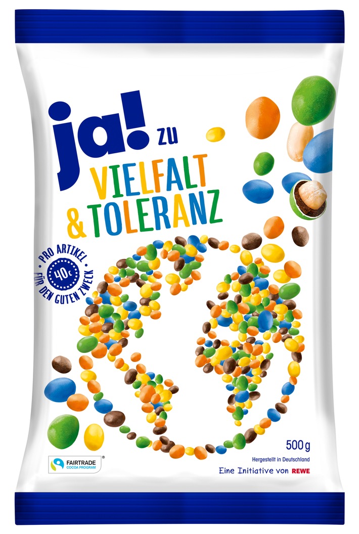 Der Blick "Über den Tellerrand": REWE unterstützt gemeinnützige Initiative und sagt "ja! zu Vielfalt und Toleranz"