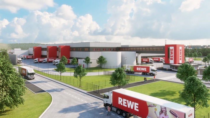 Pressemitteilung: Baubeginn für neues REWE-Frischezentrum in Dortmund - Realisierung durch Zusammenarbeit mit Duisburger Effizienz-Agentur NRW
