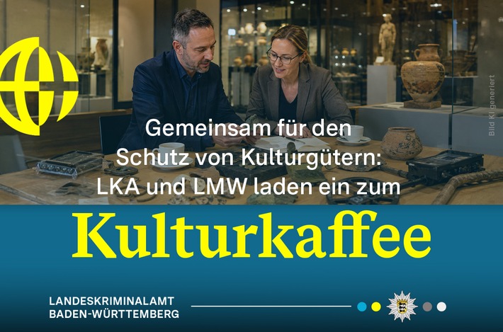 LKA-BW: Gemeinsam gegen Raubgräber - Landesmuseum und Landeskriminalamt laden zum Kulturkaffee am 11. Juni, 15.30 Uhr, ein
