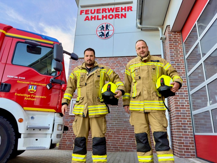 FW-OLL: Wechsel an der Spitze der Feuerwehr Ahlhorn - René Aberle und Karsten Bilger übernehmen ab dem 1. Oktober die Wehrführung