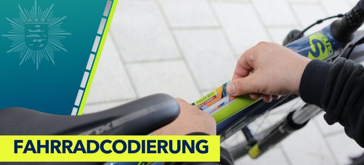 POL-OF: Erneute kostenfreie Fahrradcodieraktion in Hanau - Finger Weg! Mein Rad ist codiert!