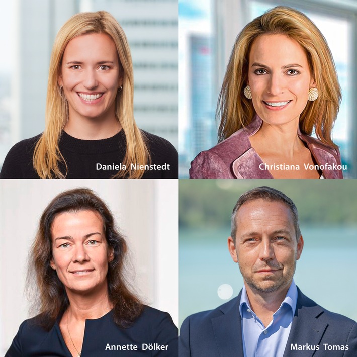 Russell Reynolds expandiert und baut Leadership Advisory aus: drei neue Partnerinnen - Markus Tomas wechselt als Partner von McKinsey zur Personalberatung (FOTO)