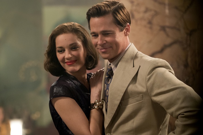 Brad Pitt und Marion Cotillard verbünden sich in "Allied" am 14. Juli um 20:15 Uhr in SAT.1