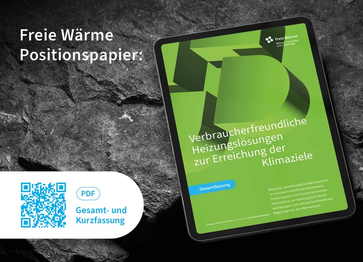 Positionspapier: Klimaneutrale Wärmeversorgung zukunftsfähig und bürgernah gestalten / Bundesregierung plant Überarbeitung der KWP und AVBFernwärmeV