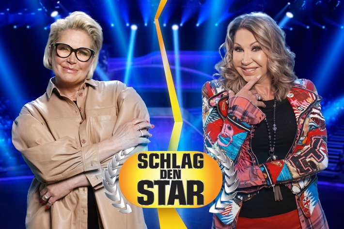 Die Spielerinnenmänner sitzen auf der Tribüne. Bei Geiss vs. Effenberg zählt bei "Schlag den Star" auf ProSieben ausschließlich Frauenpower