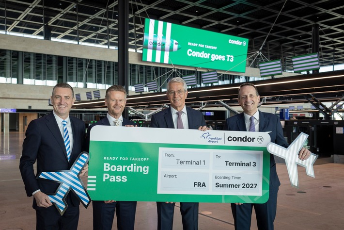 From 2027 Condor will operate from Europe’s most modern Terminal, T3