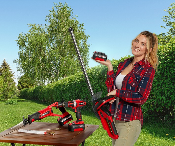 The ‘Volks-Akku’ for DIY enthusiasts and hobby gardeners: the perfect entry point to Einhell’s world of cordless tools