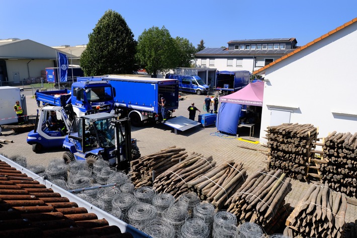 THW LVBEBBST: Einsatz gegen die Ausbreitung der Afrikanischen Schweinepest