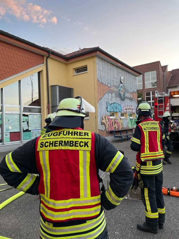 FW-Schermbeck: Alarmierter Kellerbrand