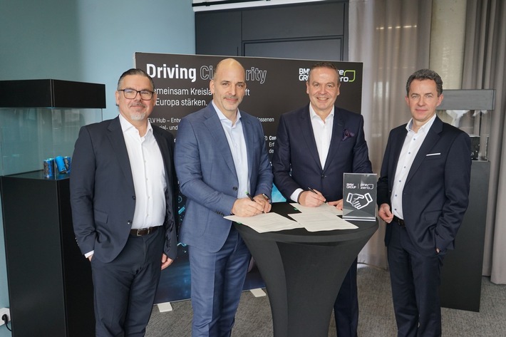 BMW Group und PreZero treiben die Kreislaufwirtschaft in der europäischen Automobilindustrie voran