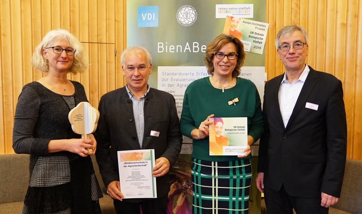 BienABest als Projekt der UN-Dekade Biologische Vielfalt ausgezeichnet